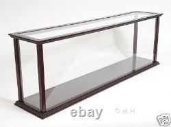 Wooden Table Top Ship Model Display Case For 40 Ocean Liner & Cruise Ships New