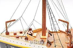 Wooden Titanic Painted Small Model Ship