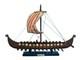 Wooden Viking Drakkar Model Boat 14