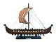 Wooden Viking Drakkar Model Boat 14