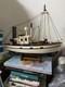 Wooden Fishing Boat Model (16x18x5.6 Inch)
