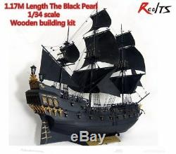Wooden sailing boat 1/34 black pearl Pirates of the Caribbean wood model kit
