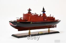 Yamal Russian 29 Arktika Class Nuclear Powered Icebreaker Wooden Ship Model NEW