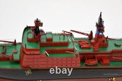 Yamal Russian 29 Arktika Class Nuclear Powered Icebreaker Wooden Ship Model NEW