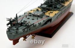 Yamato Japanese Battleship Model 40? Ship Model, New, Wood / Metal 1250