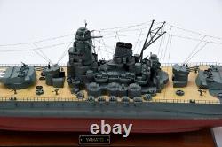 Yamato Japanese Battleship Model 40? Ship Model, New, Wood / Metal 1250