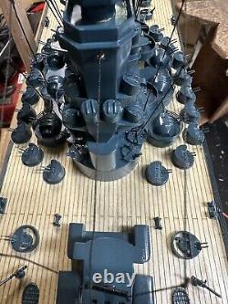Yamato Japanese Battleship Model 40? Ship Model, New, Wood / Metal 1250