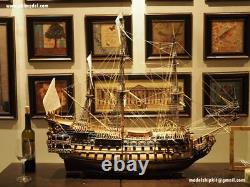 ZHL the updated version Le Soleil Royal ship model kits scale 1/90 L 40.2