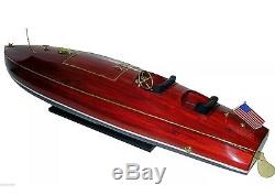 Zipper 40 Handcrafted Speed Boat Wooden Model NEW