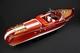 116 Riva Aquarama Rouge Modèle En Bois Bateau Modèle Fait Main Bois Exotique Italien 21