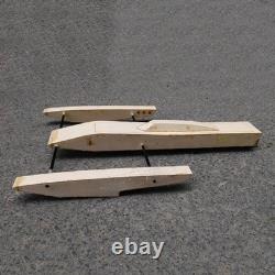 132 RC Bateau de vitesse 80 cm Kit en bois Modèle de bateau de course Kit de construction de bateau RC