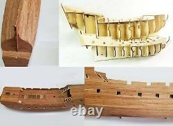 150 Black Pearl Pirates Ship Model Wood Boat Assembly Kit Display Accueil Décor