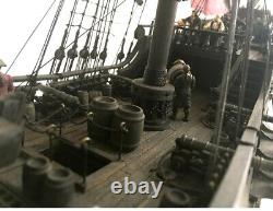 150 Black Pearl Pirates Ship Model Wood Boat Assembly Kit Display Accueil Décor