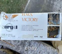 178 Modèle de Navire Sergal Mantua H. M. S. Victory Fabriqué en ITALIE # 782 Kit en Bois Bateau