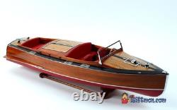 1930 Chris-Craft 36 RC runabout de 24 pieds, modèle réduit en bois entièrement construit, bateau rapide à l’échelle