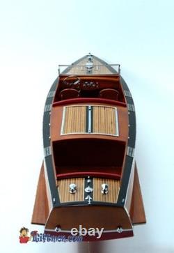 1930 Chris-Craft 36 RC runabout de 24 pieds, modèle réduit en bois entièrement construit, bateau rapide à l’échelle