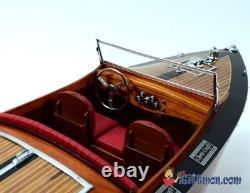 1930 Chris-Craft 36 RC runabout de 24 pieds, modèle réduit en bois entièrement construit, bateau rapide à l’échelle