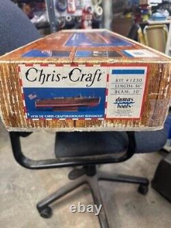 1930 Chris-Craft Runabout en Acajou Kit Dumas #1230 36