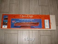 1930 Chris-Craft Runabout en acajou Dumas #1230 36 Kit. 100% Complet