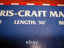 1930 Chris-Craft Runabout en acajou Dumas #1230 36 Kit. 100% Complet