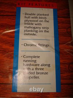 1930 Chris-Craft Runabout en acajou Dumas #1230 36 Kit. 100% Complet