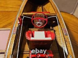 1954 Switzer Craft Baby Bullet & Mercury 20H Maquette de Bateau Construite à Partir de Zéro à l'Échelle K&O
