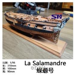 196 La Salamandre 310 mm Kit de maquette de bateau en bois version cerisier non assemblé 12 POF