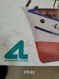 1996 Artesania Latina Modèle De Bois Navire Mare Nostrum Fishyng Trawler 135