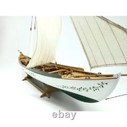 1/16 Modèle authentique de bateau en bois de 29 pouces de long ! Smryna Barquette 1880 Canot à rames