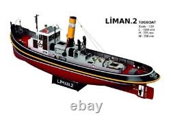 1/20 Remorqueur du Bosphore Liman. 2 Kit de modèle en bois 40 Convertible RC.