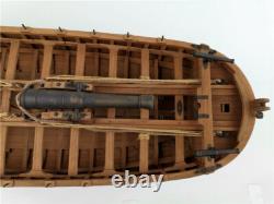 1/24 36ft - Version Pear - Bateau long armé avec voile kit de modèle en bois de 590 mm