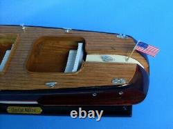 20 Modèle de bateaux à grande vitesse Chris Craft Runabout, Décoration nautique en bois, Cadeau de bateau à grande vitesse