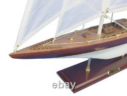 24 Modèle de voilier en bois William Fife Yacht à voile Bateau Décoration nautique pour la maison Cadeau