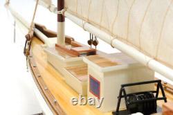 29 pouces Skipjack peint (L80) Modèle de bateau en bois réplique nouveau