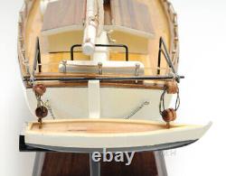 29 pouces Skipjack peint (L80) Modèle de bateau en bois réplique nouveau