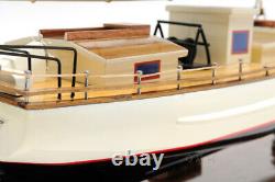 29 pouces Skipjack peint (L80) Modèle de bateau en bois réplique nouveau