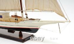29 pouces Skipjack peint (L80) Modèle de bateau en bois réplique nouveau