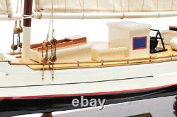 29 pouces Skipjack peint (L80) Modèle de bateau en bois réplique nouveau