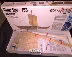 2 Nouveaux Kits de Modèles de Bateaux Billings Roar Ege & Dusek Knarr Viking Modèle en Bois
