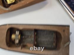 2 Petits Modèles de Bateaux en Bois (NON FONCTIONNELS) Pour Pièces de Kits de Bateaux de Loisirs avec Moteurs