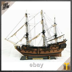 32 Inch Diy Wooden Pirate Ship Modèle Handmade Assembly Boat Building Kits Diy