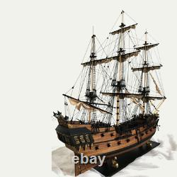 32 Inch Ship Assembly Modèle Diy Kits Wooden Sailing Boats Decoration Toy Diy Gif