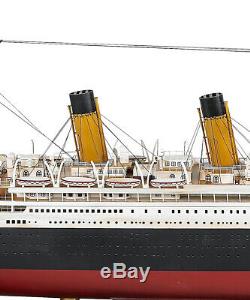 36 Bois Titanic Bateau Nautique Bateau Musée Affichage Décoration Intérieure Authentic Models