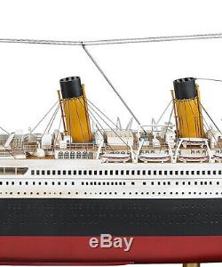 36 Bois Titanic Bateau Nautique Bateau Musée Affichage Décoration Intérieure Authentic Models
