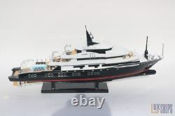 Alfa Nero 28 (71 cm) Maquette de yacht en bois fabriquée à la main Cadeau nautique de luxe