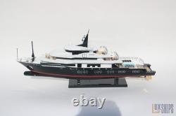 Alfa Nero 28 (71 cm) Maquette de yacht en bois fabriquée à la main Cadeau nautique de luxe