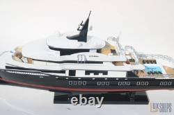 Alfa Nero 28 (71 cm) Maquette de yacht en bois fabriquée à la main Cadeau nautique de luxe