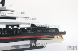 Alfa Nero 28 (71 cm) Maquette de yacht en bois fabriquée à la main Cadeau nautique de luxe