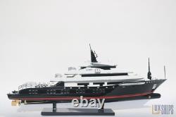 Alfa Nero 28 (71 cm) Maquette de yacht en bois fabriquée à la main Cadeau nautique de luxe