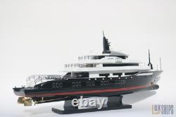 Alfa Nero 28 (71 cm) Maquette de yacht en bois fabriquée à la main Cadeau nautique de luxe